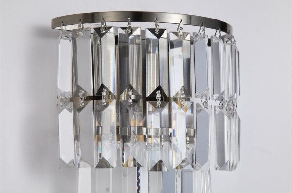 Aplică de perete Searchlight EMPIRE 61321-2AB, 2xE14/7W/230V, IP44