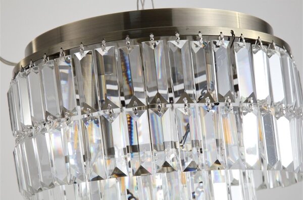 Searchlight 61321-4AB - Plafonieră EMPIRE 4xE14/60W/230V IP44