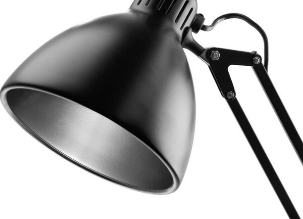 Lampă de masă NORDIC LIVING, Negru, Studiu / Birou, Aluminiu