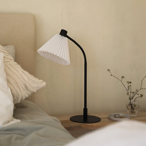 Lampă de masă Markslöjd, Mira, Negru, Camera de zi, Metal, Scandinavă