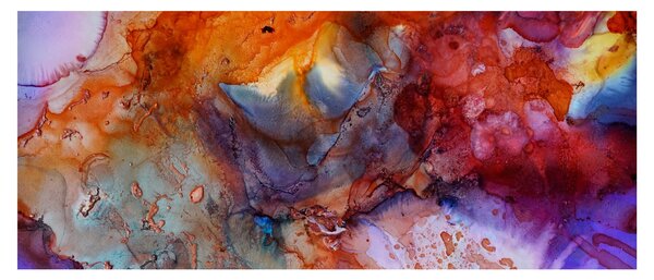 Tablou - Abstract Ink Art (120x50 cm)