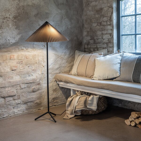 Lampadar Markslöjd, Plisado, Negru, Camera de zi, Metal, Scandinavă