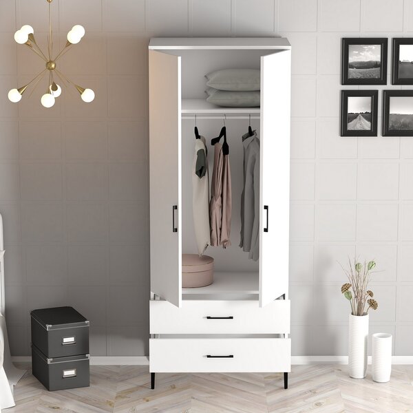 Dulap de haine Kiara T (Alb). 1088336