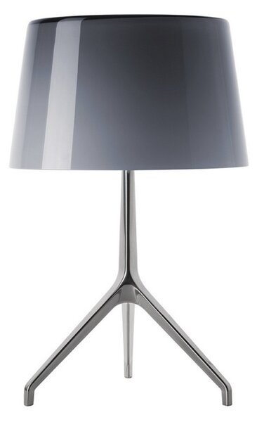 Lampă de masă Foscarini, reglabil, Gri, Camera de zi, Aluminiu