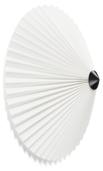 HAY Matin Flush Mount 380 plafonieră albă, reglabil, Alb, Camera de zi / sufragerie, Țesătură / Textil, Design