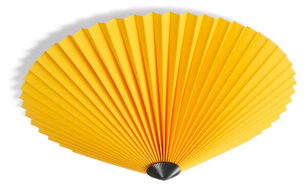 HAY Matin Flush Mount 380 plafonieră galbenă, reglabil, Galben, Camera de zi / sufragerie, Țesătură / Textil, Design