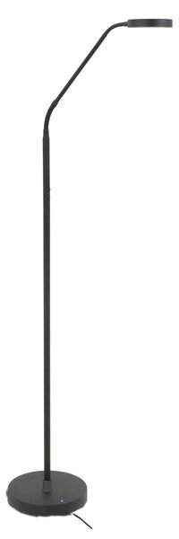 HighLight Lampadar LED Comfort, negru 135 cm metal CCT dimabil, reglabil, Negru, Camera de zi / sufragerie, Metal, Modern, Umbrelă în picioare