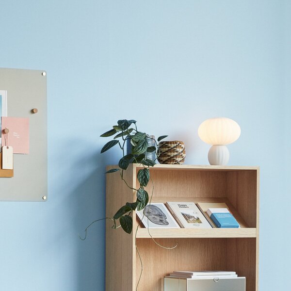 Lampă de masă Hübsch, Kumu, Alb, Camera de zi, Sticlă, Design