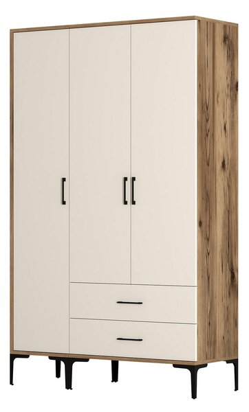 Dulap de haine Kiara ST (Nuc + Crem). 1088346