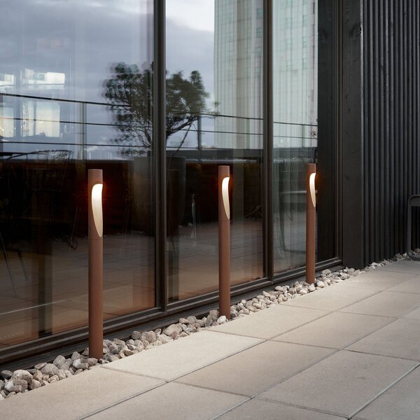 Lampă de Exterior Louis Poulsen, Flindt, Maro / Rugină, Aluminiu, Design