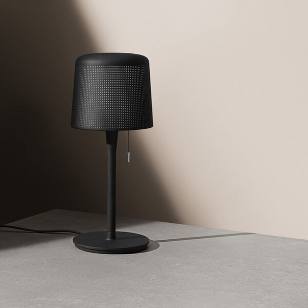 Lampă de masă Vipp, Negru, Camera de zi, Metal
