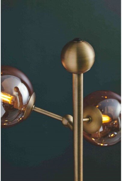 Lampadar Halo Design, Auriu / Alamă, Camera de zi, Metal