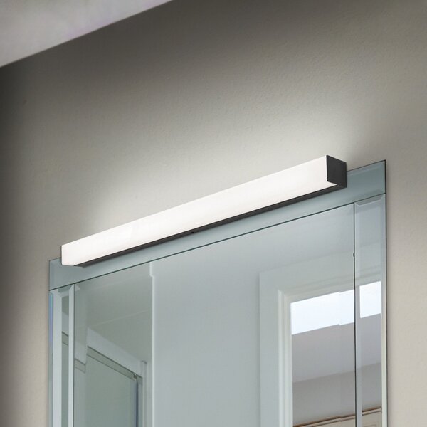 ORION Lumină pentru oglindă Horizon LED, lățime 60 cm, negru, IP44, Negru, Baie, Aluminiu