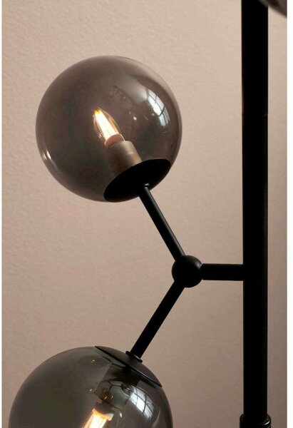 Lampadar Halo Design, Gri, Camera de zi, Metal