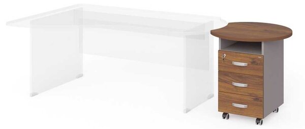 Sertare Manager 70 x 64 cm, nuca warmia / gri