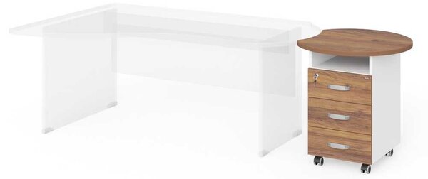 Sertare Manager 70 x 64 cm, nuca warmia / alb