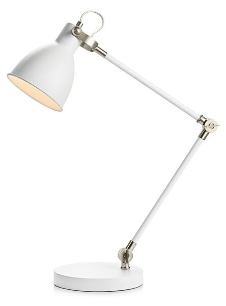 Lampă de masă Markslöjd, Alb, Studiu / Birou, Metal