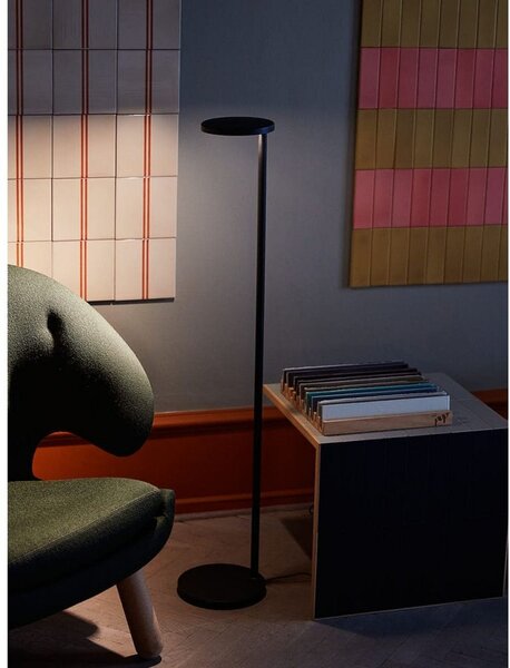 Lampadar FLOS, reglabil, Gri, Camera de zi, Aluminiu