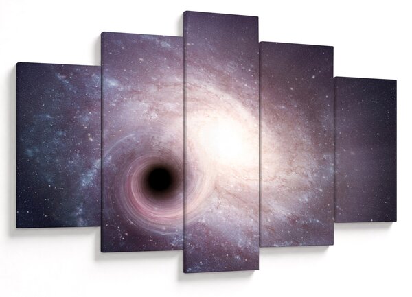 Tablou - Galaxii spiralate (150x105 cm)