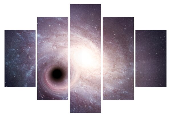 Tablou - Galaxii spiralate (150x105 cm)