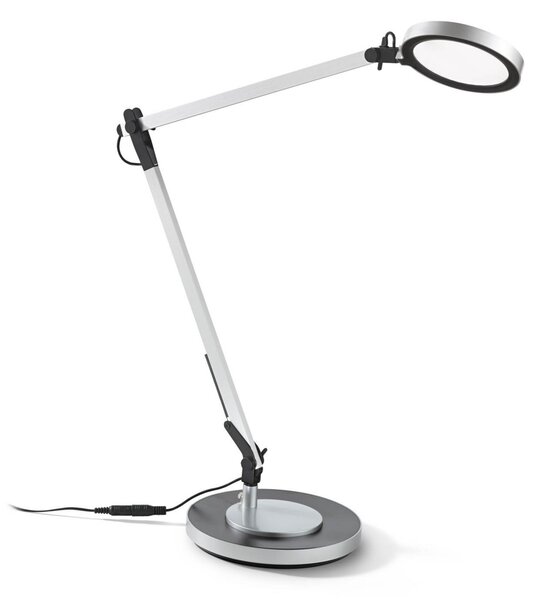 IDEAL LUX Ideal Lux Futura lampă LED de birou aluminiu, reglabil, Metalic, Studiu / Birou, Metal