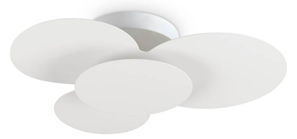 IDEAL LUX Ideal Lux Cloud plafonieră LED, lungime 52cm, Alb, Camera de zi / sufragerie, Metal, Modern