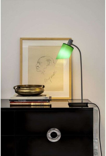 Lampă de masă Nemo Lighting, Verde, Camera de zi, Metal