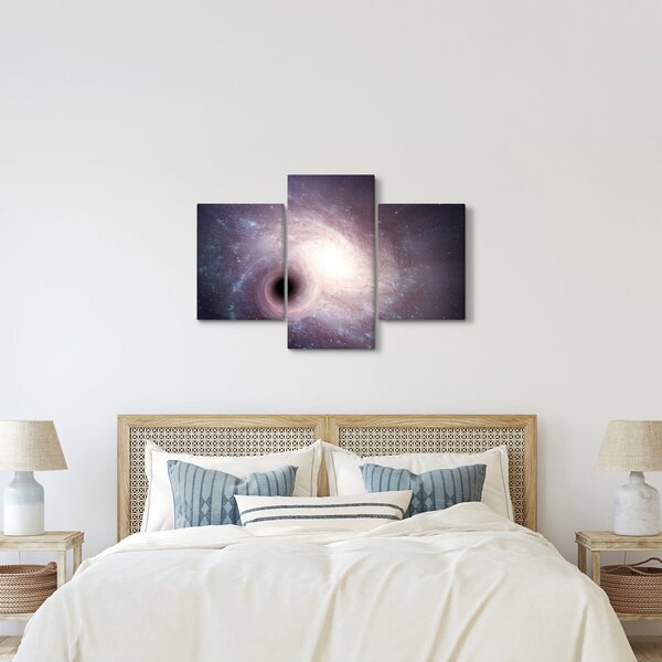 Tablou - Galaxii spiralate (90x60 cm)
