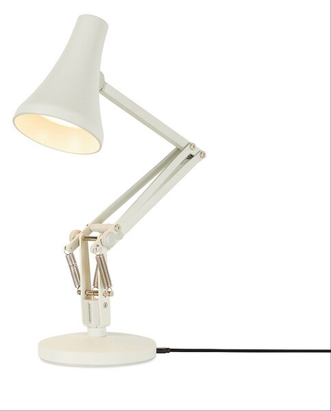Lampă de masă Anglepoise, 90 Mini Mini, reglabil, Alb, Studiu / Birou, Metal, Design industrial