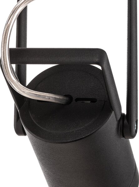 Ivela Drim Spot trifazat E27 reglabil negru, Negru, Hol, Metal, Modern