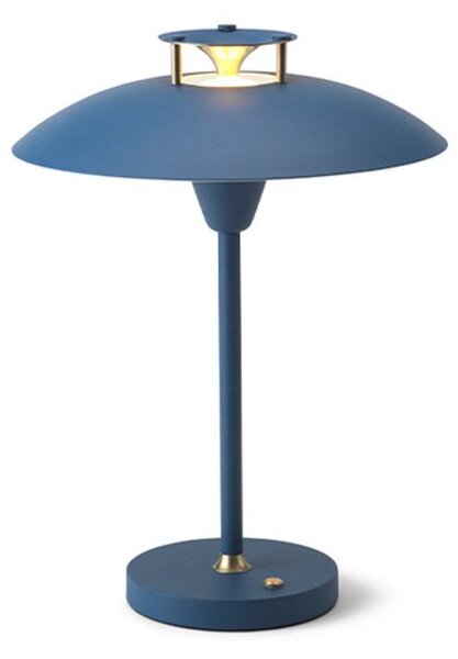 Lampă de masă Halo Design, reglabil, Albastru, Camera de zi, Metal