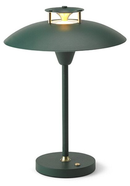 Lampă de masă Halo Design, reglabil, Verde, Camera de zi, Metal