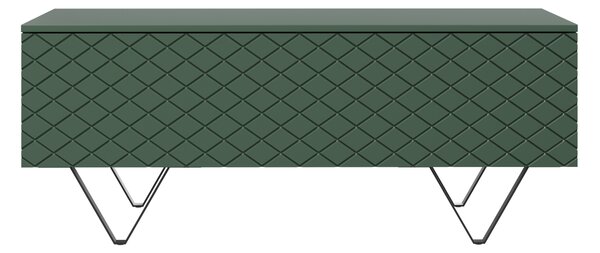 Măsuță de cafea cu spațiu de depozitare Scalia 120 2K - labrador mat / picioare negre
