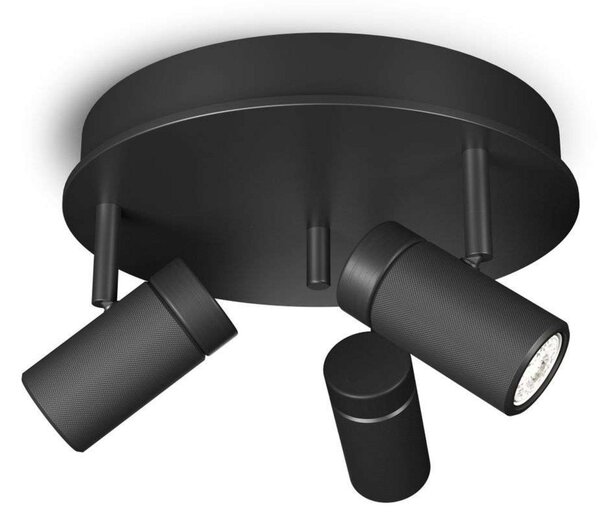 Plafoniere Herstal, Negru, Camera de zi, Metal