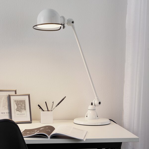 Jieldé Loft D6000 lampă de masă, alb, Alb, Studiu / Birou, Metal, Design industrial