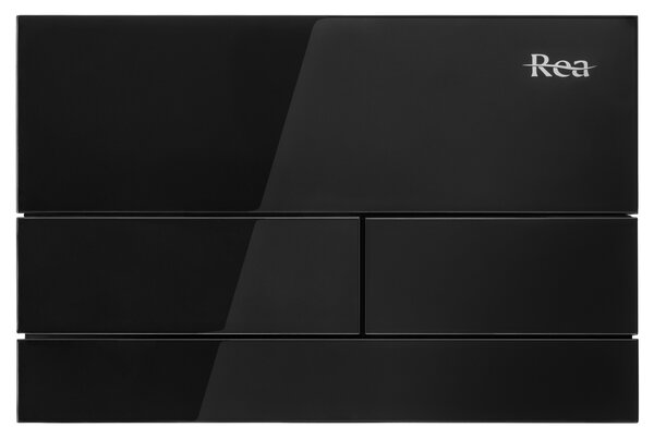 Clapeta pentru rezervor incastrat K011A-Q Rea T Black Glass