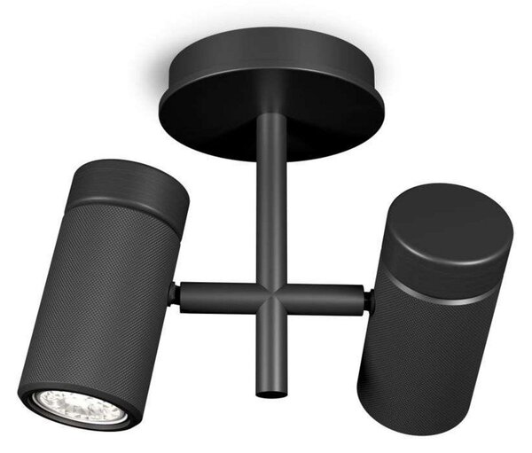 Plafoniere Herstal, Negru, Camera de zi, Metal