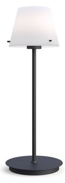 Lampă de masă Herstal, Negru, Camera de zi, Metal