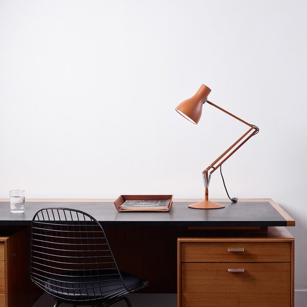 Lampă de masă Anglepoise, Type 75, Maro / Rugină, Studiu / Birou, Metal, Design industrial