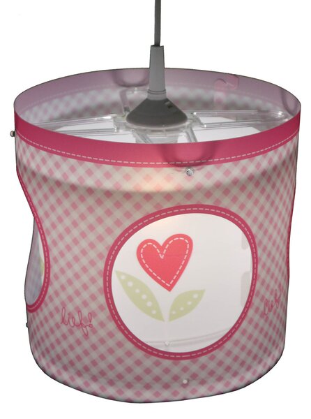 Niermann Standby Lampă pendul rotativă Lief for Girls roz, reglabil, Roz / Rosé, Camera copiilor, Plastic