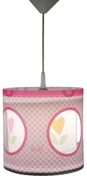 Niermann Standby Lampă pendul rotativă Lief for Girls roz, reglabil, Roz / Rosé, Camera copiilor, Plastic