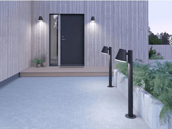 Lampă de Exterior Belid, reglabil, Negru, Terasă, Sticlă