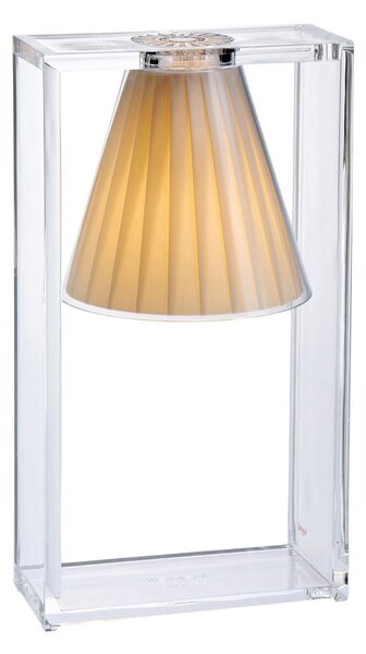 Lampă de masă Kartell, Light-Air, Transparent, Camera de zi, Plastic, Design
