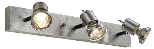 SLV Asto, spot de plafon cu 3 lumini inel decorativ, reglabil, Metalic, Hol, Metal, Modern, Spot de perete