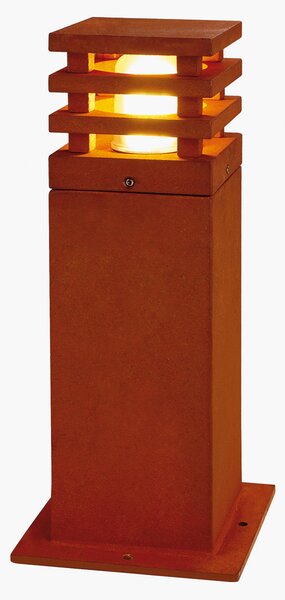 SLV RUSTY SQUARE lampă cu soclu, Maro / Rugină, Metal, Casă de țară / Rustic