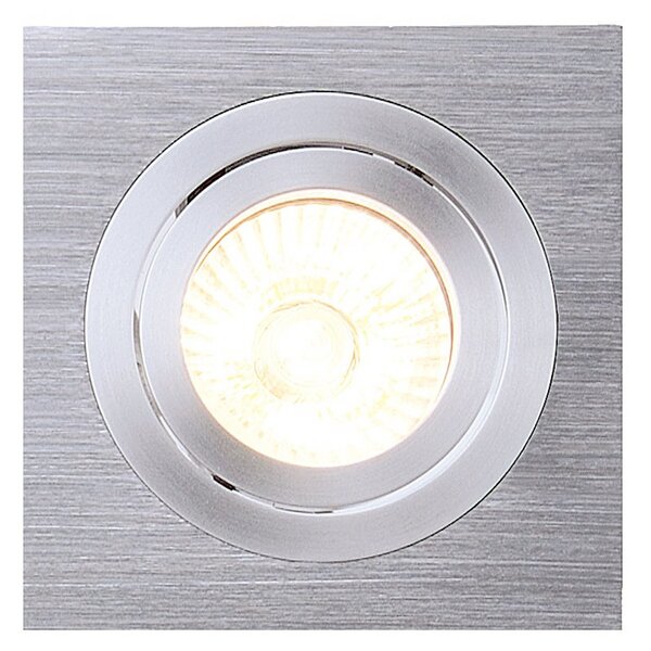 SLV spot încastrat New Tria 1 GU10, aluminiu, reglabil, Metalic, Camera de zi / sufragerie, Metal, Modern, Luminile încastrate unghiulare