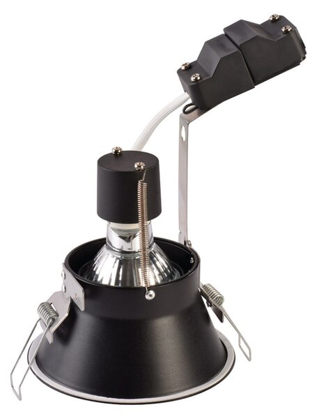 SLV Horn-O lumina încastrată negru, reglabil, Negru, Camera de zi / sufragerie, Metal, Modern, Corpuri de iluminat încastrate rotunde