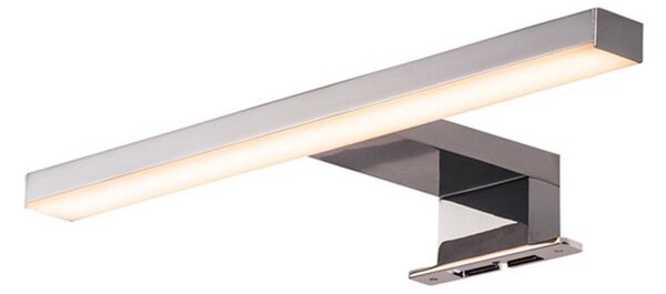SLV Dorisa LED cu clemă de perete lățime 30cm cromat, Metalic, Baie, Metal, Modern