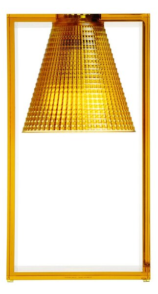 Kartell Light-Air lampă de masă, chihlimbar, Portocaliu, Camera de zi / sufragerie, Plastic, Design