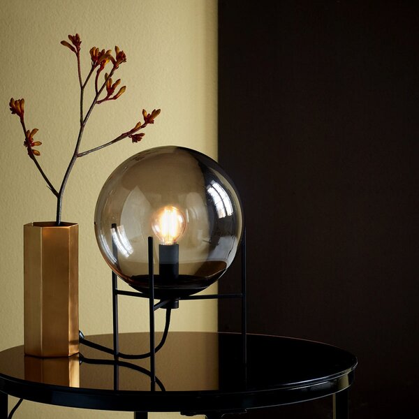 Lampă de masă Nordlux, Alton, Gri, Camera de zi, Sticlă, Modern